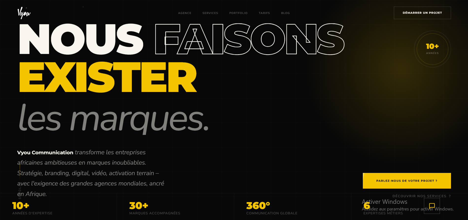 VYOU Communication — Agence Web